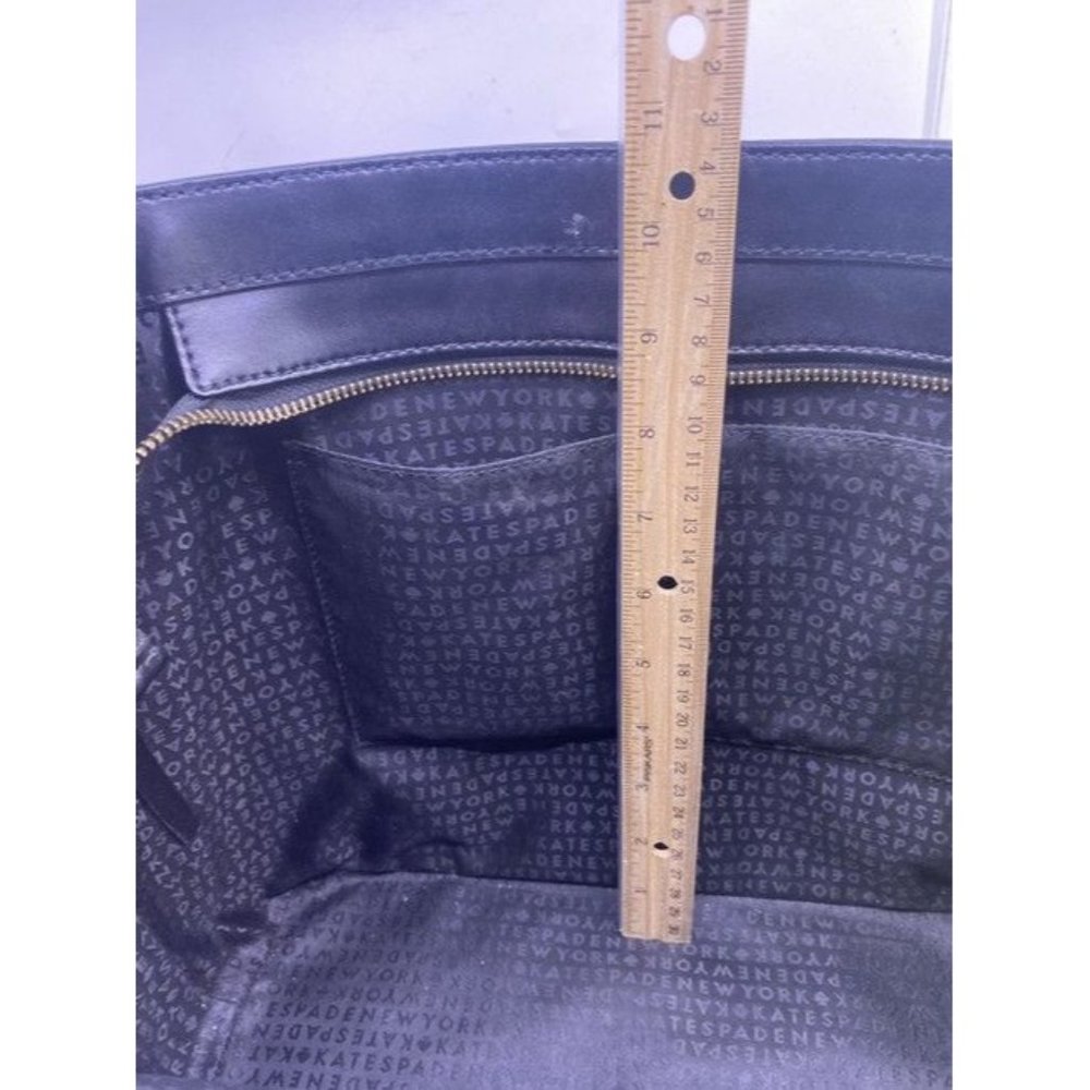 Kate Spade Large Shopper Black Leather Shoulder Bag - Picture 7 of 12